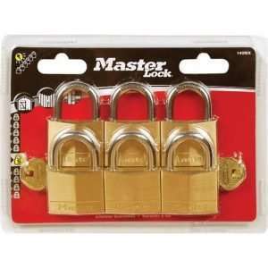 ΣΕΤ 6 λουκέτα μπρούτζινα 40mm με ίδιο κλειδί, MASTERLOCK