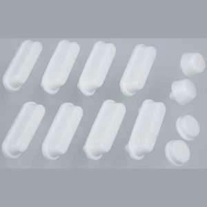 Ανταλλακτικά ποδαράκια για καπάκι τουαλέτας λευκά, WENKO