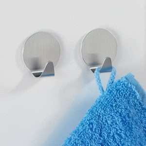 Στρογγυλός γάντζος M Inox ματ 2 τεμ. WENKO