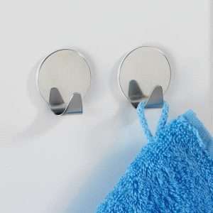 Στρογγυλός γάντζος M Inox γυαλιστερός 2 τεμ. WENKO