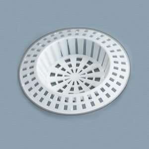 Πλαστικός συλλέκτης μπάνιου 4τεμ. λευκός, WENKO