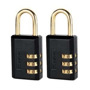 Σετ 2 λουκέτα αποσκευών 20mm με συνδυασμό και μπρούτζινο λαιμό, MASTERLOCK