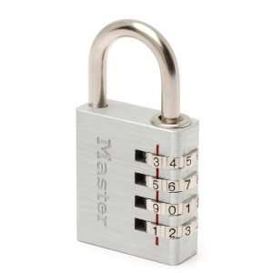 Λουκέτο αποσκευών συνδυασμού 3 ψηφίων με μεταλλικό φινίρισμα, 30mm, MASTERLOCK