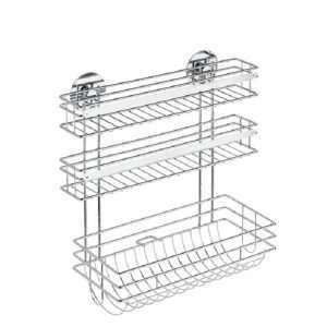 Turbo-Loc®  Επιτοίχια θήκη για χαρτί κουζίνας και 2 ράφια, Wenko