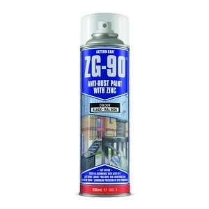 ZG-90 500ML SPRAY BLACK  RAL 9005